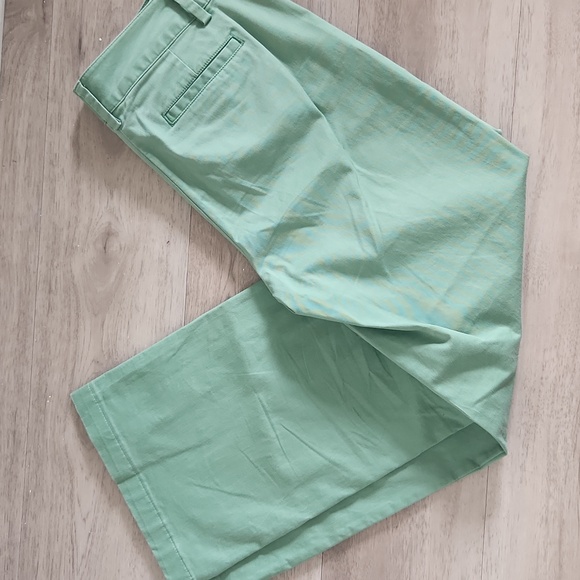 Lands' End Green Mid Rise Wide Leg Pants - Picture 4 of 5